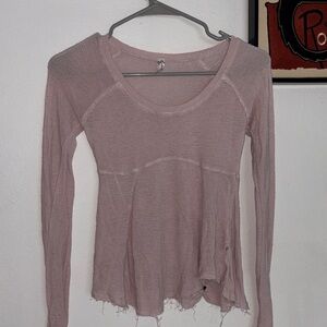 Casual Mauve Short Sleeve Top